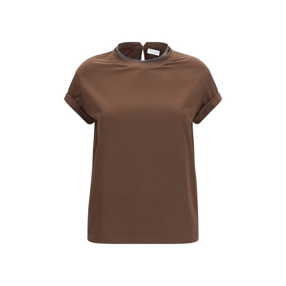 Brunello Cucinelli Women Cotton T-Shirt